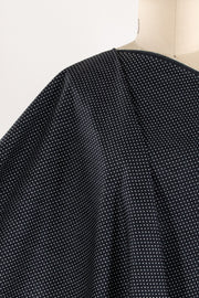Pin Dot Italian Denim Woven