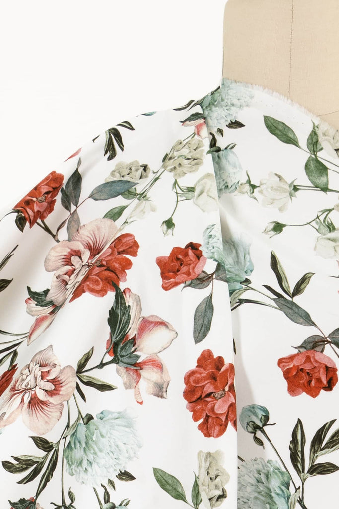 Pink Carnation Stretch Cotton Woven - Marcy Tilton Fabrics