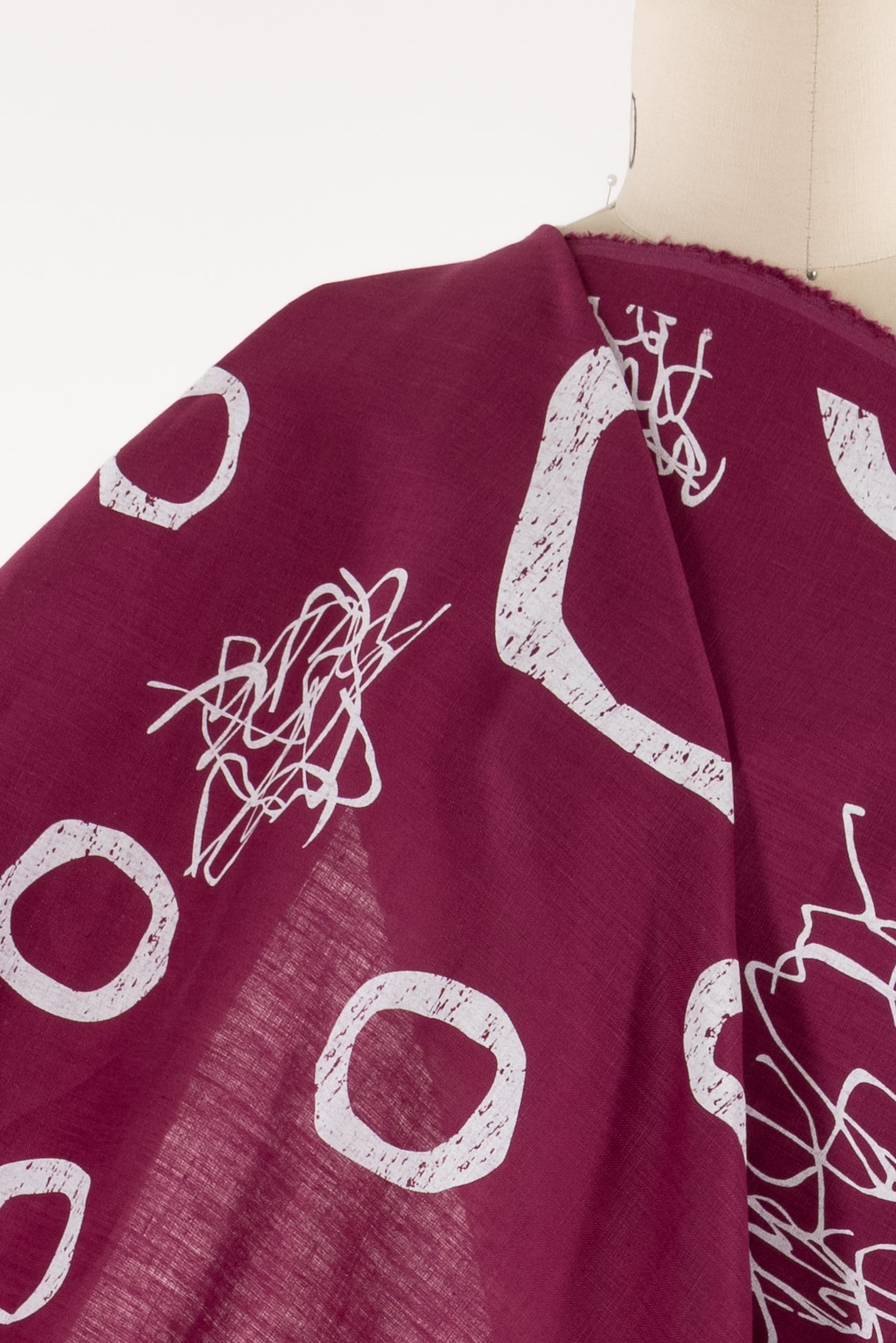 Pink Cloud Linen Woven