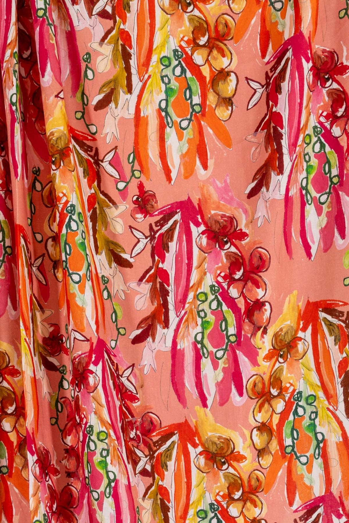 Pink Guava Linen Woven - Marcy Tilton Fabrics