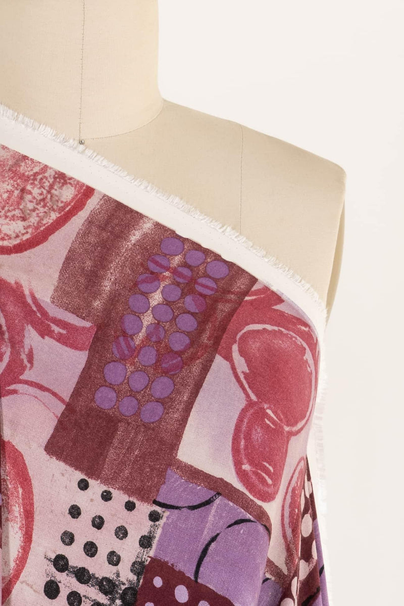 Pinkscape Italian Viscose Woven - Marcy Tilton Fabrics
