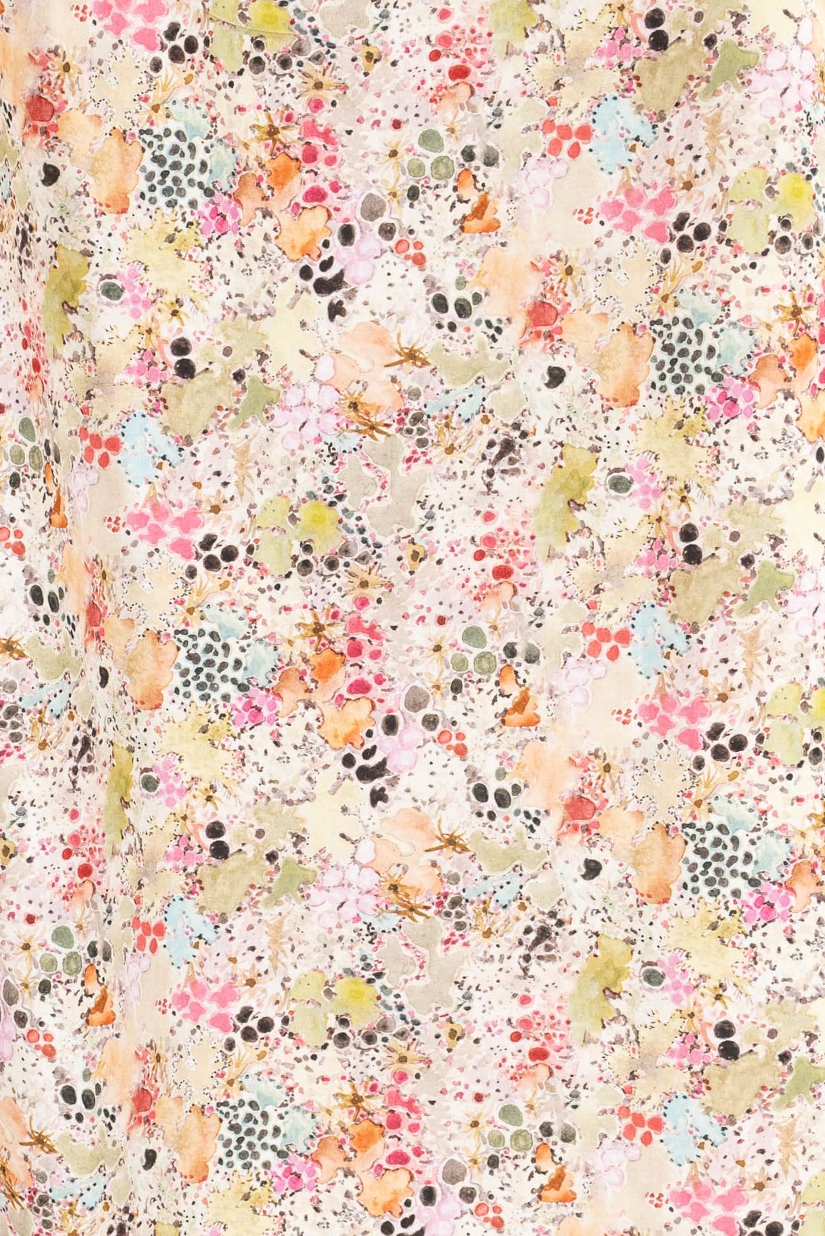 Pink Spatter Cotton Woven