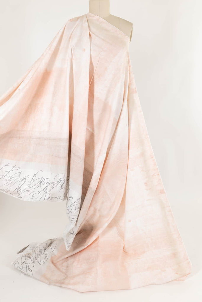 Pink Wabi Sabi Japanese Brushed Linen/Cotton Woven - Marcy Tilton Fabrics