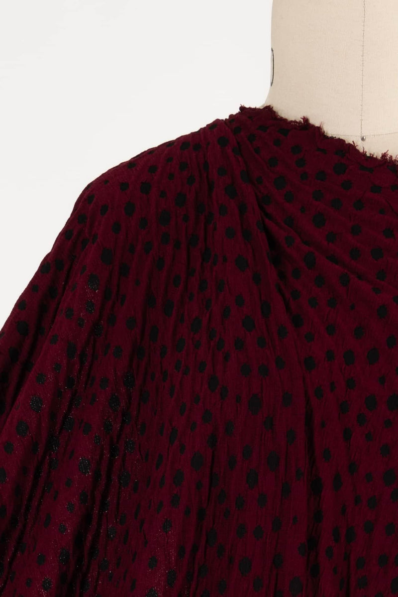 Pinot Dots Italian Knit - Marcy Tilton Fabrics