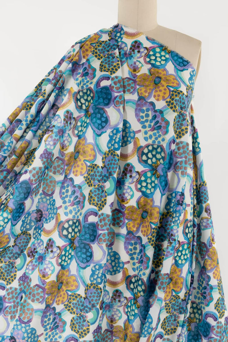 Pissarro's Garden Liberty Cotton Woven - Marcy Tilton Fabrics
