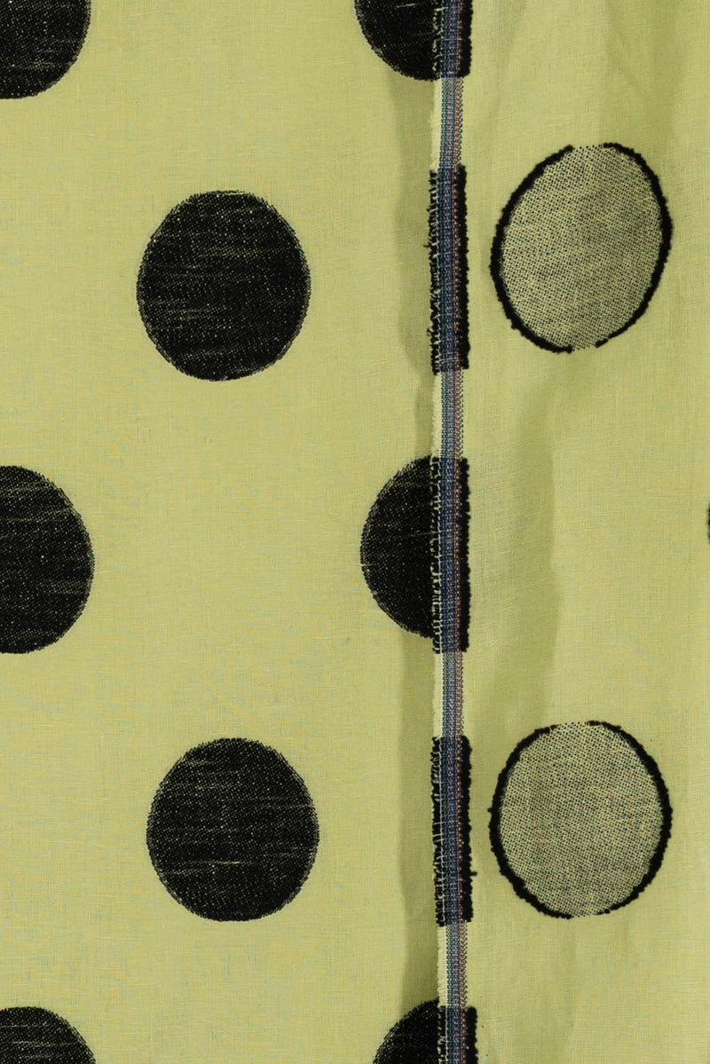 Pistachio Dots Linen Jacquard Woven - Marcy Tilton Fabrics