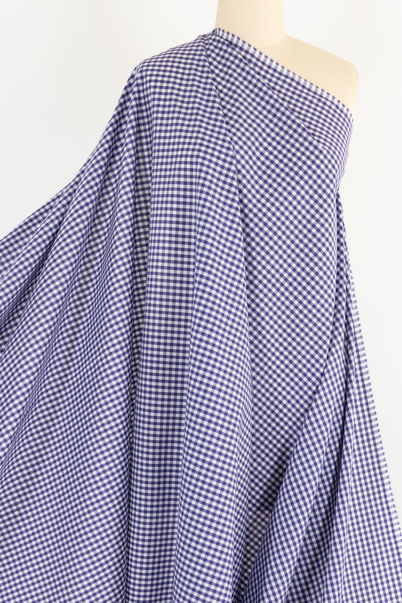Plum Dandy Japanese Cotton Gingham Woven