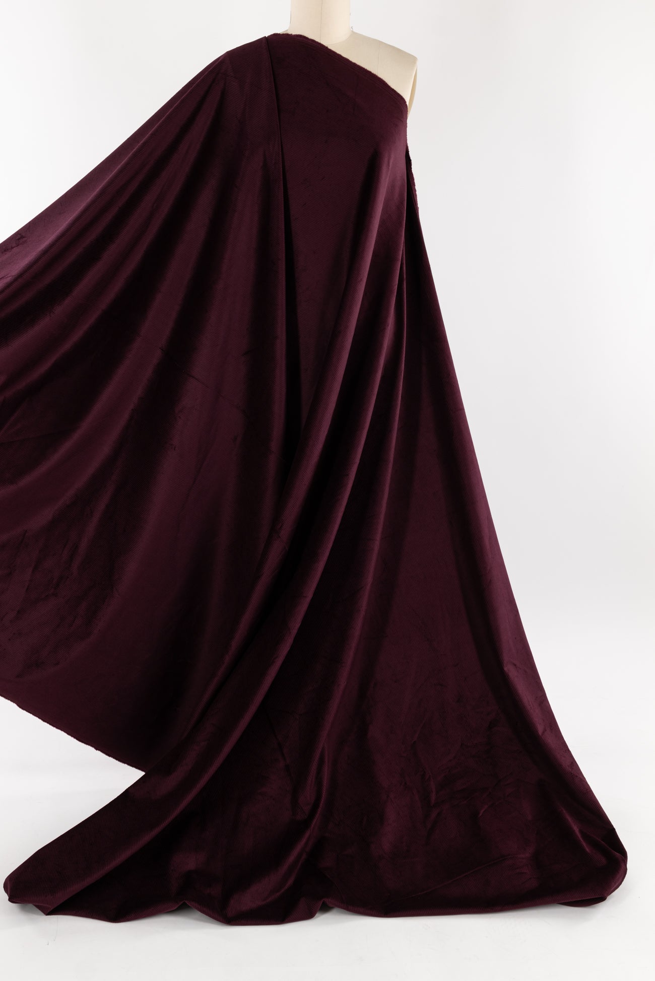 Plum Dandy French Stretch Cotton Corduroy Woven