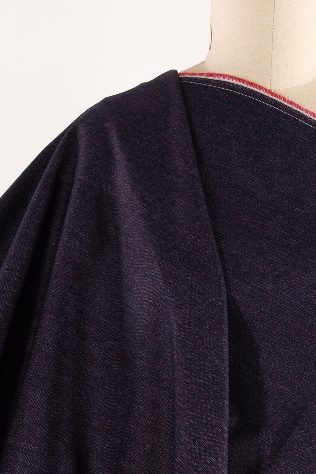 Plummy Purple Japanese Cotton Denim Woven