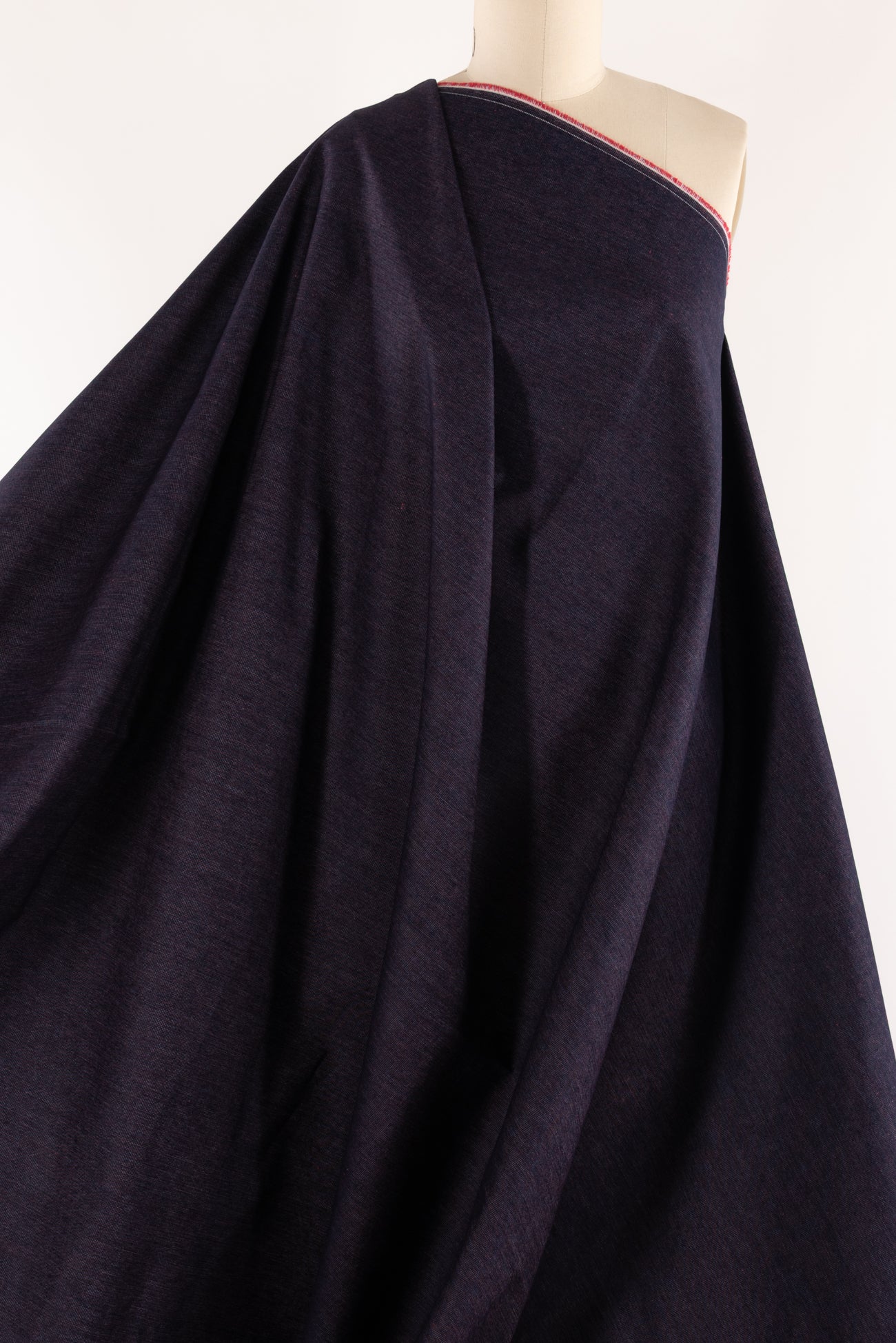 Plummy Purple Japanese Cotton Denim Woven
