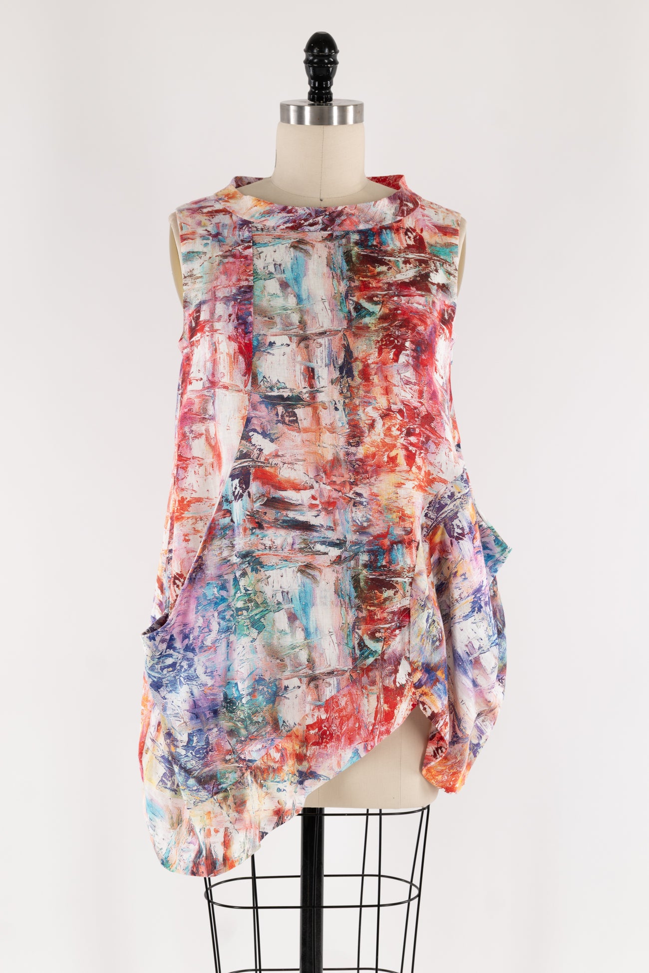 Pollock Print Woven Tunic