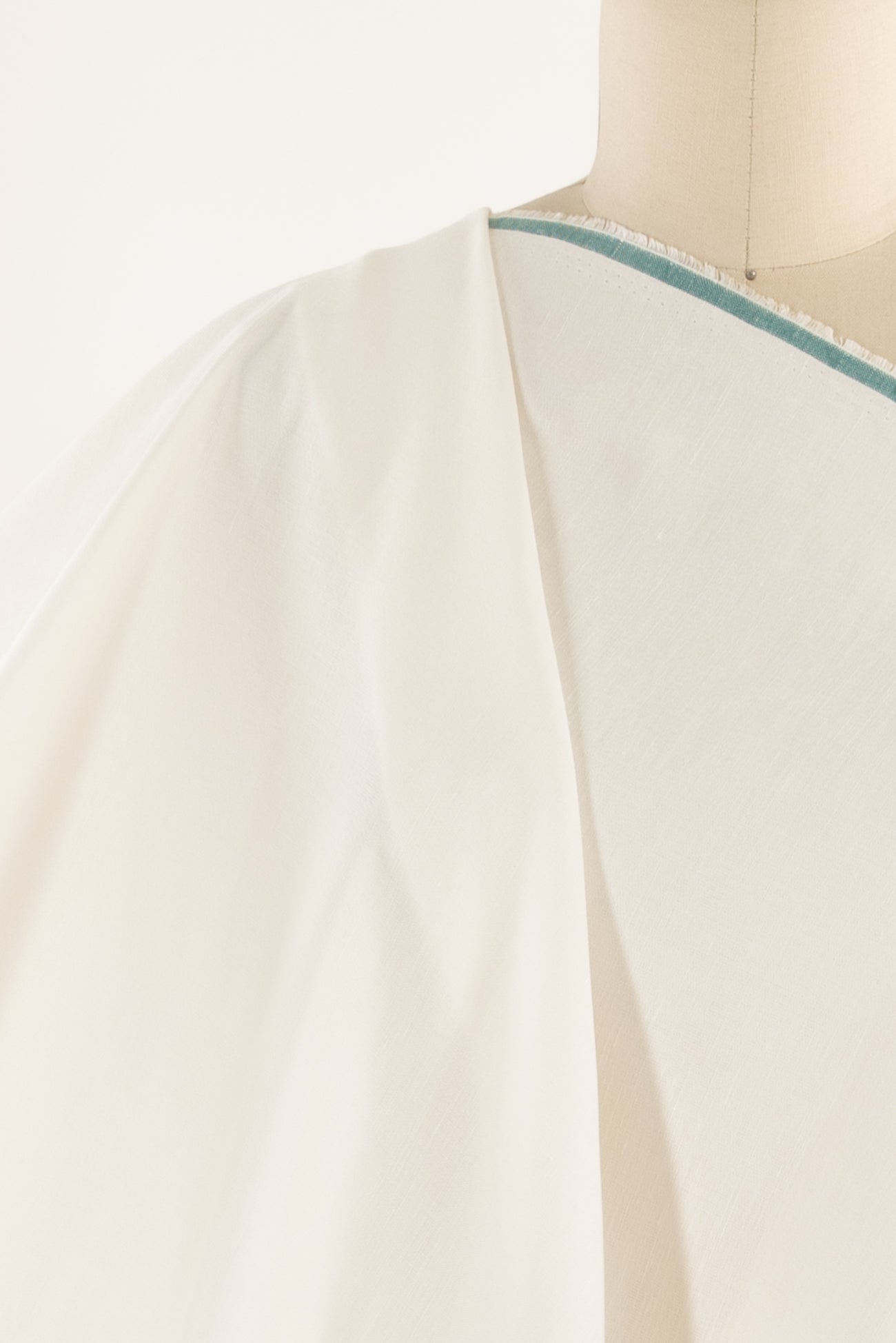 Porcelain White Linen/Rayon Woven