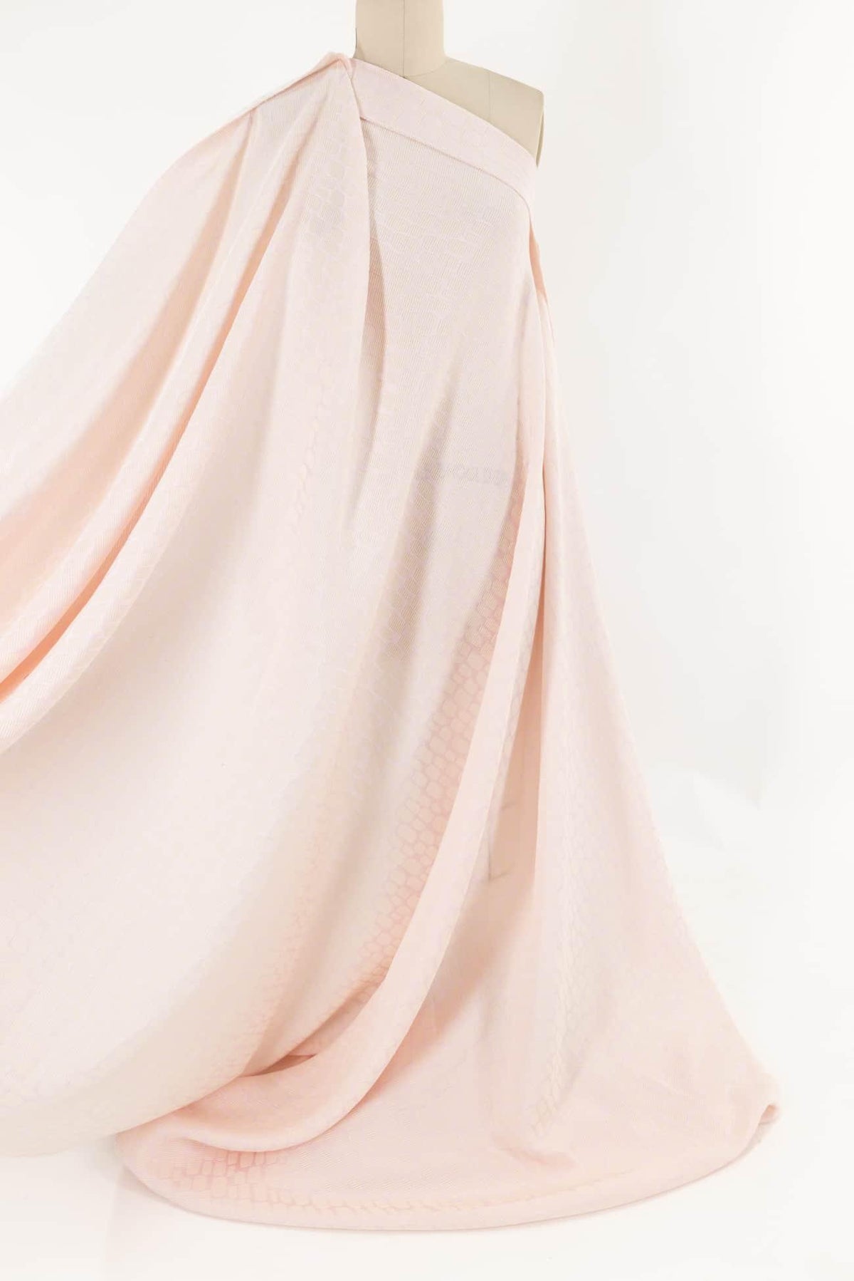 Powder Puff Pink French Jacquard Woven - Marcy Tilton Fabrics