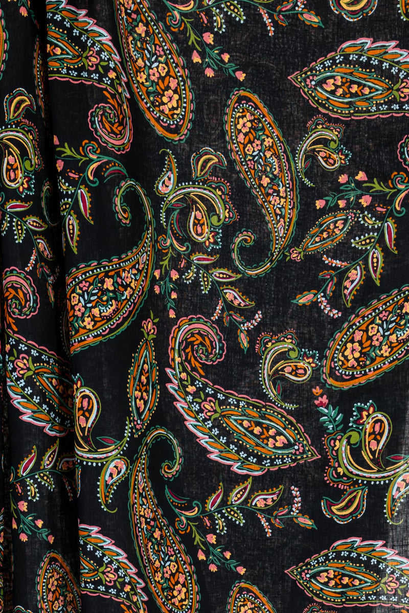 Prism Paisley Euro Linen Woven