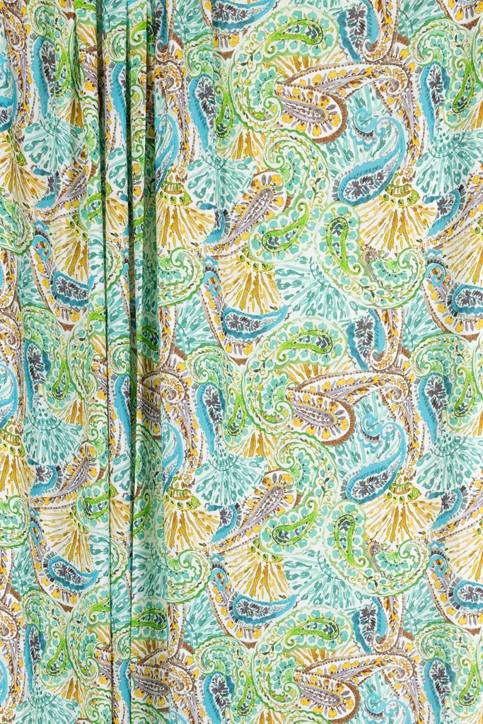 Provence Paisley Italian Viscose Challis Woven - Marcy Tilton Fabrics