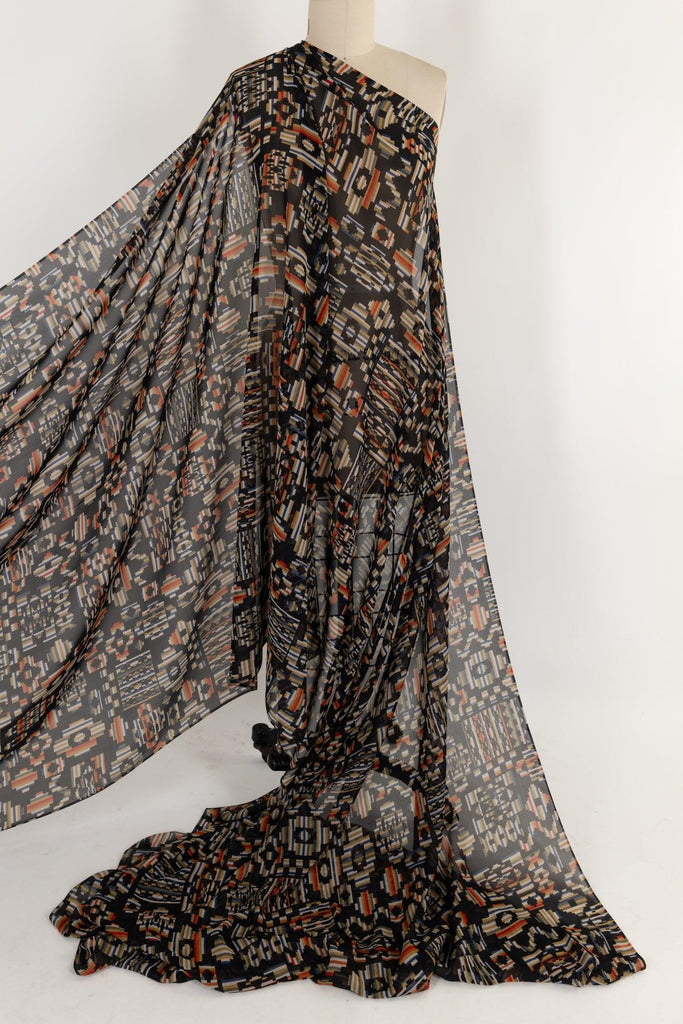 Pueblo Silk Georgette Woven - Marcy Tilton Fabrics