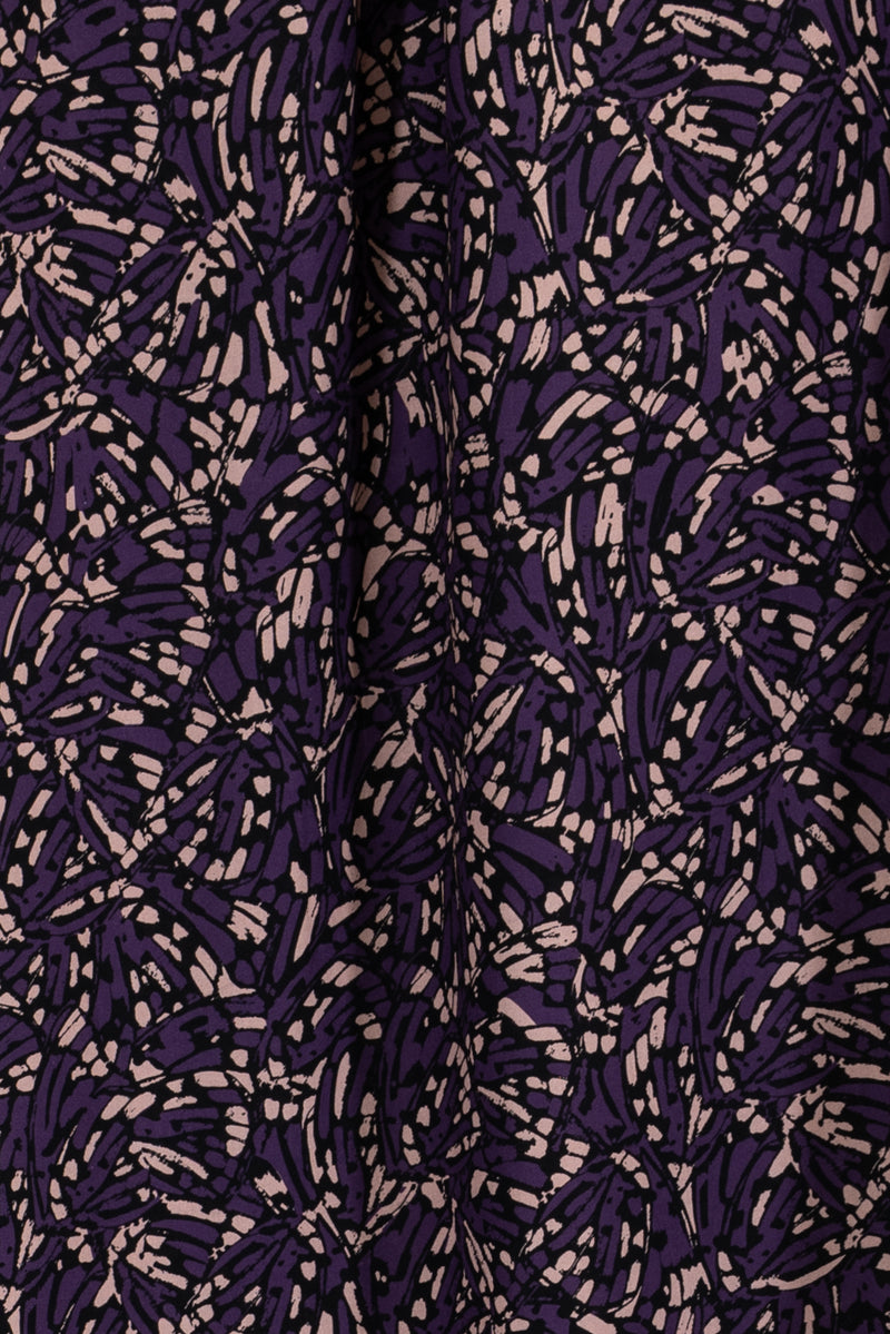 Purple Mosaica Italian Cotton Woven - ENDCUT