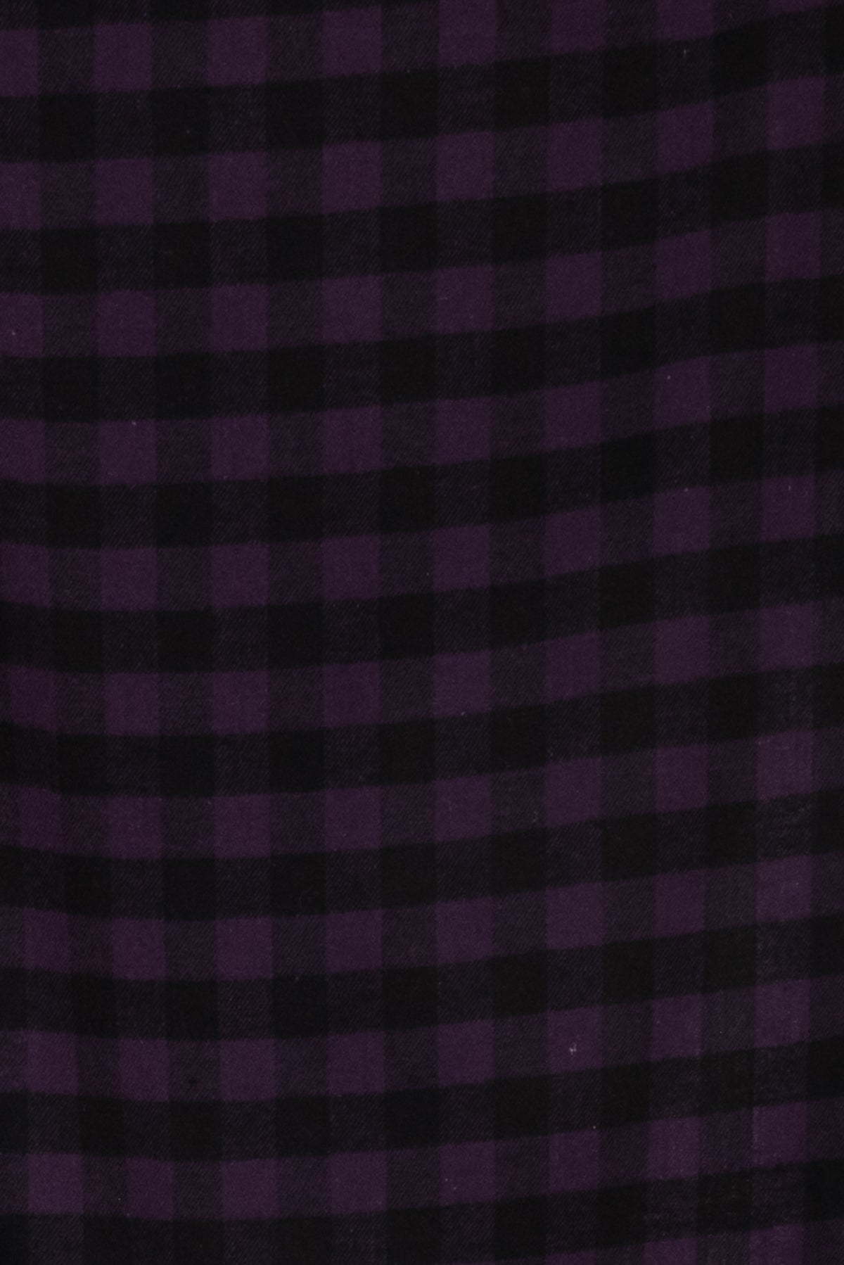 Purple Buffalo Check Cotton Flannel Woven