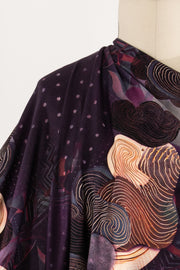 Purple Cascade Dutch Cotton Knit