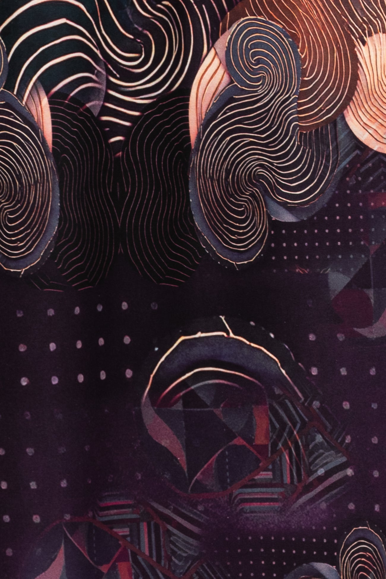 Purple Cascade Dutch Cotton Knit