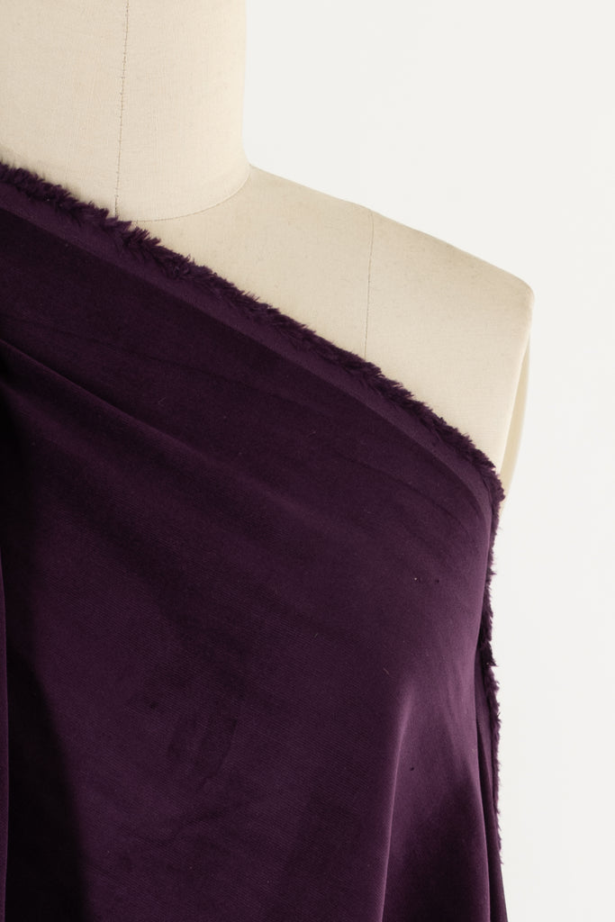 Royal Purple Featherwale Cotton Corduroy Woven - Marcy Tilton Fabrics