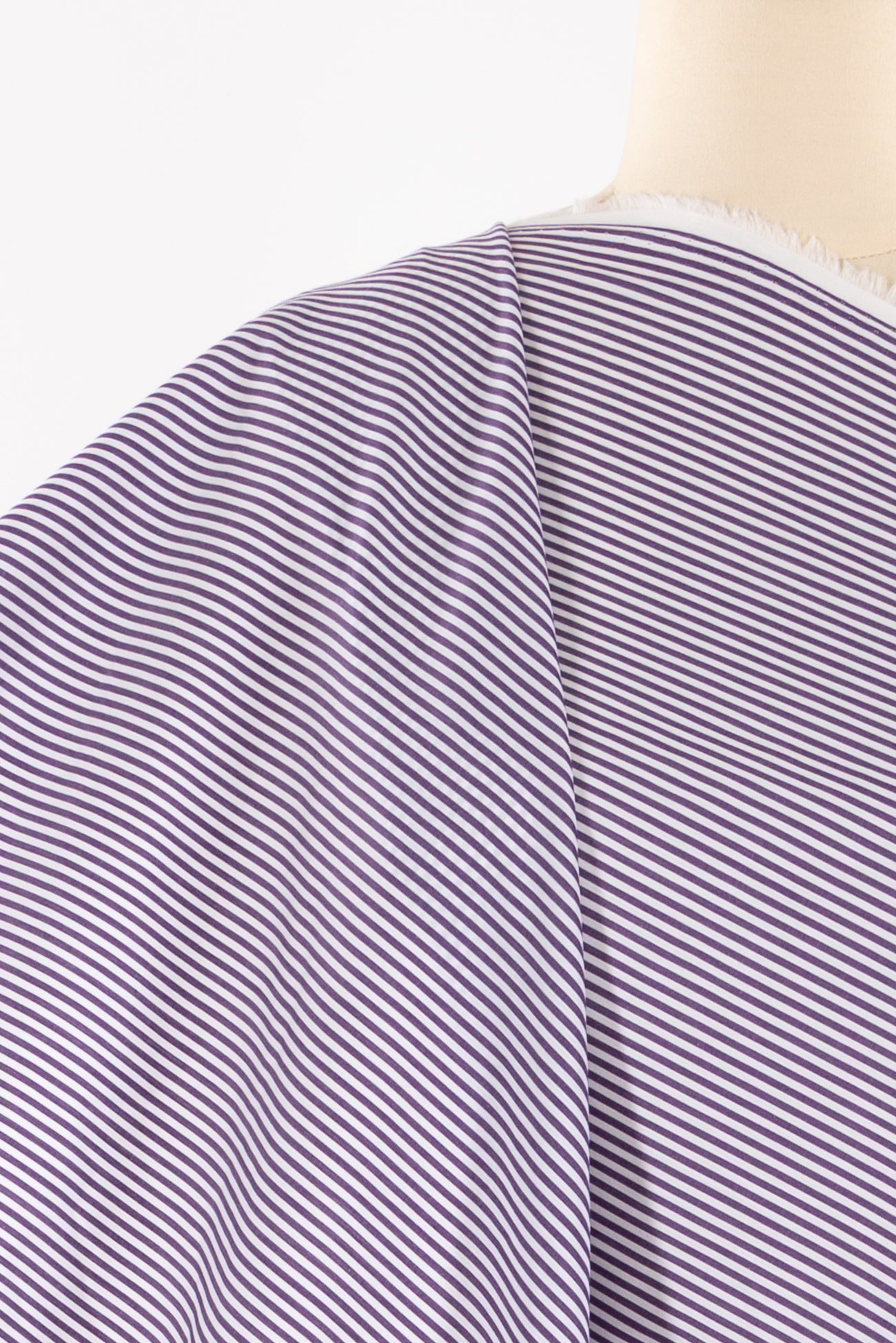 Purple Mist Stripes Japanese Cotton Woven