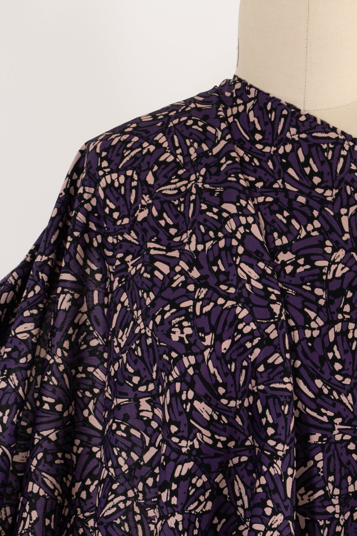 Purple Mosaica Italian Cotton Woven