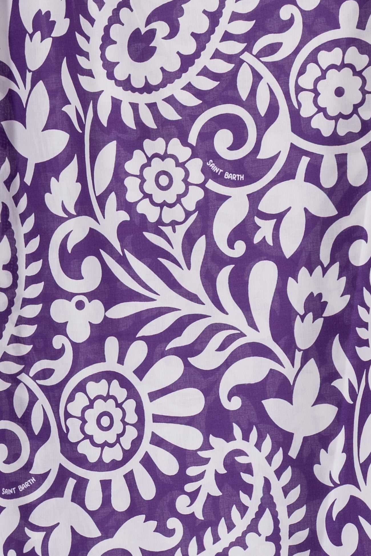 Purple Paisley Italian Cotton Woven