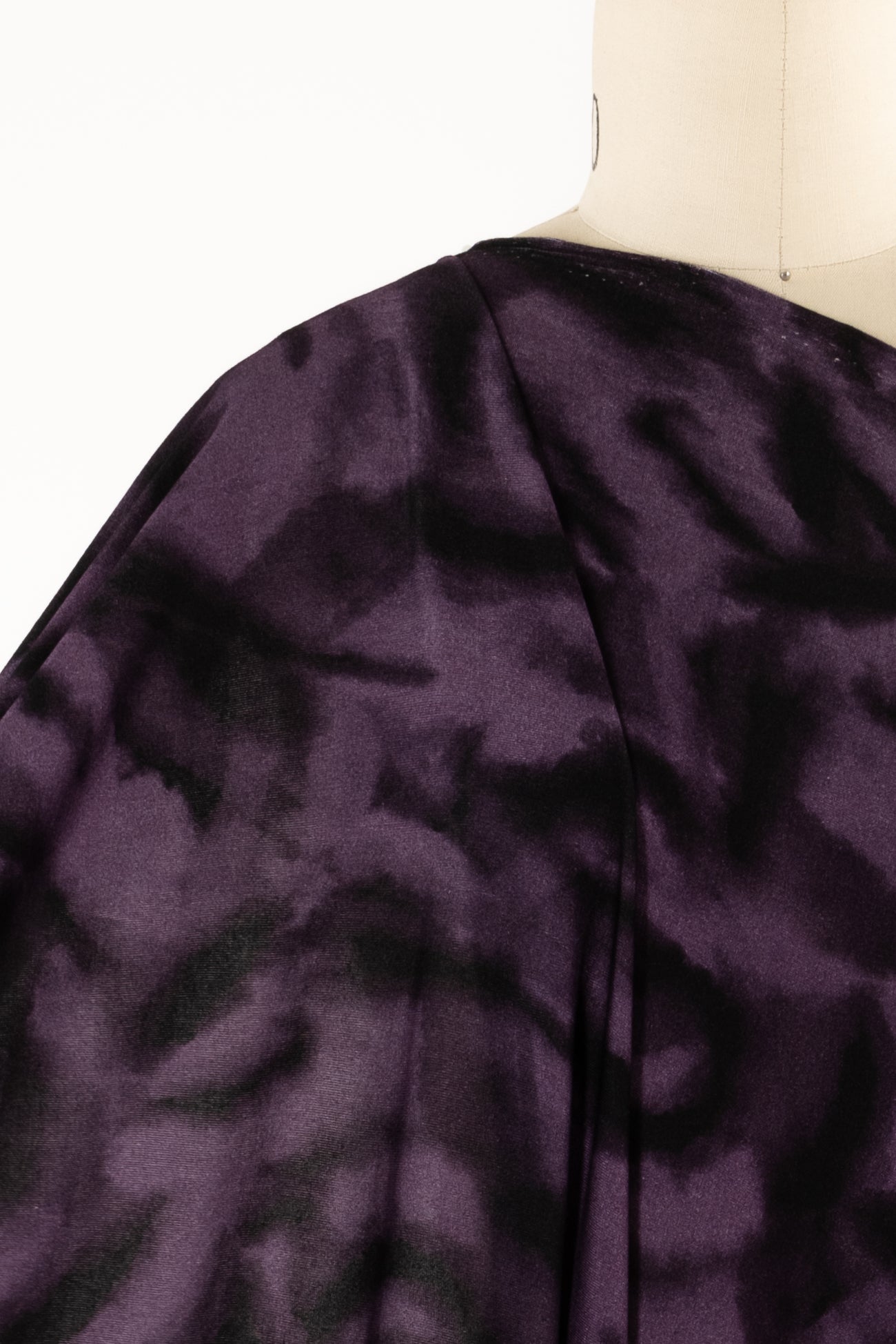 Purple Swirl Rayon Knit - ENDCUT