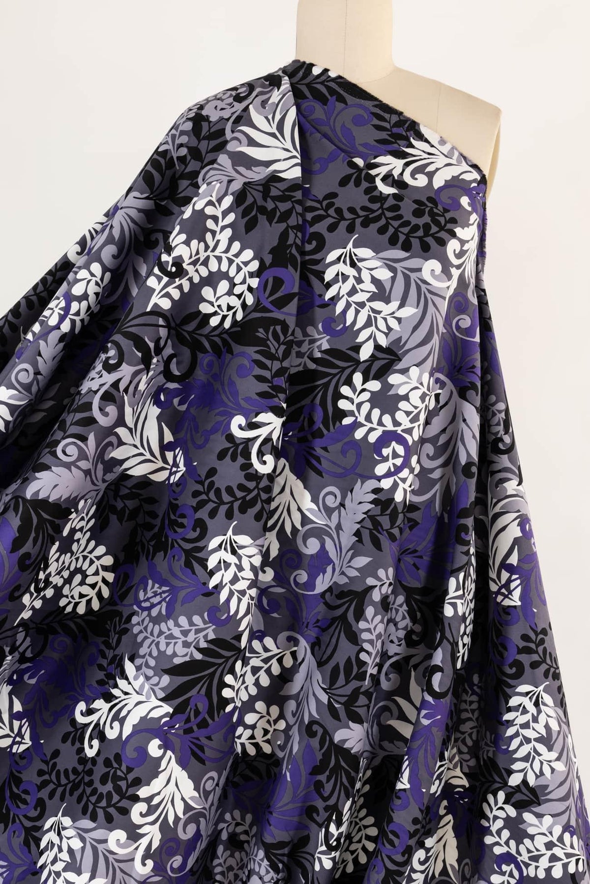Purple Wisteria Stretch Cotton Woven - Marcy Tilton Fabrics