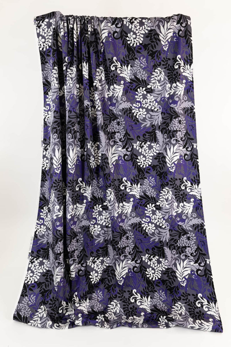 Purple Wisteria Stretch Cotton Woven - Marcy Tilton Fabrics