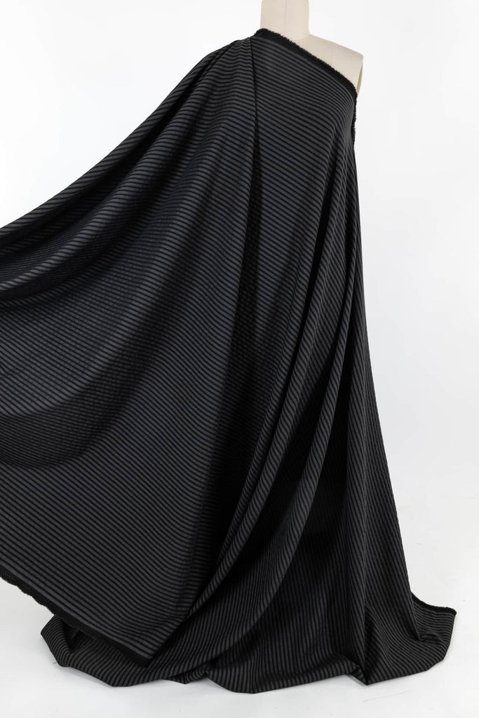 Quiet Storm Stripe Stretch Woven - Marcy Tilton Fabrics