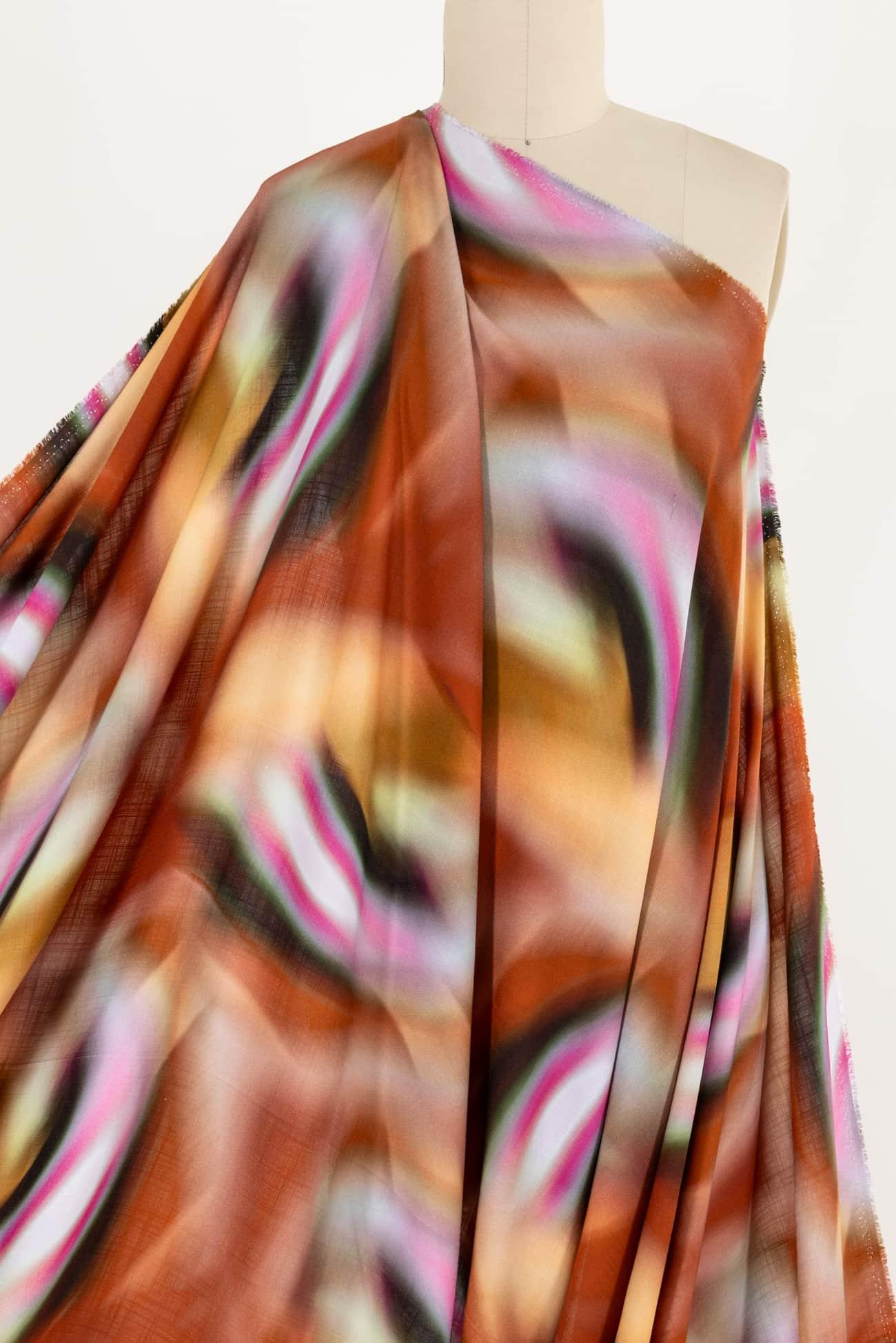 Rainbow Bridge Italian Viscose/Linen Woven - Marcy Tilton Fabrics