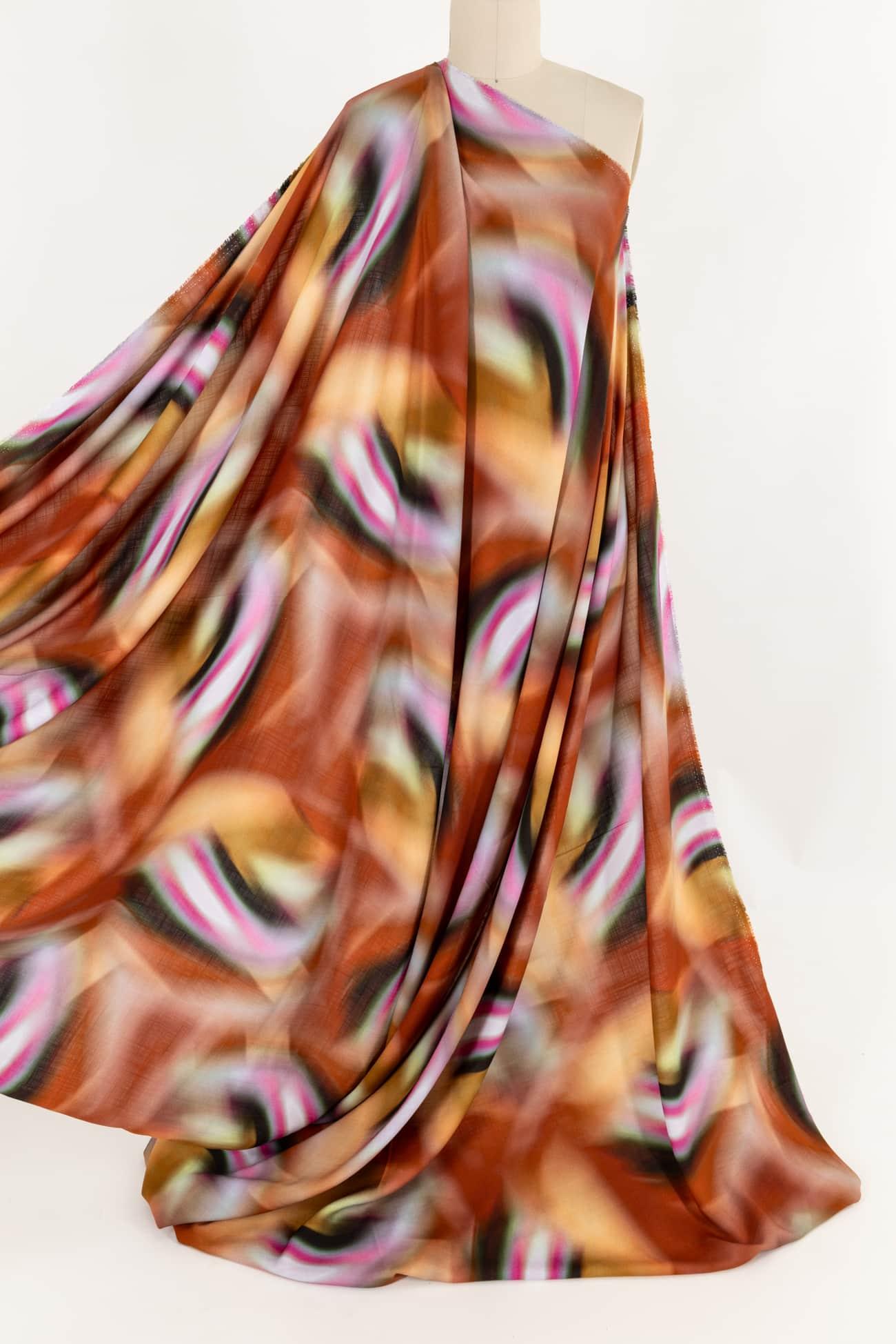 Rainbow Bridge Italian Viscose/Linen Woven - Marcy Tilton Fabrics