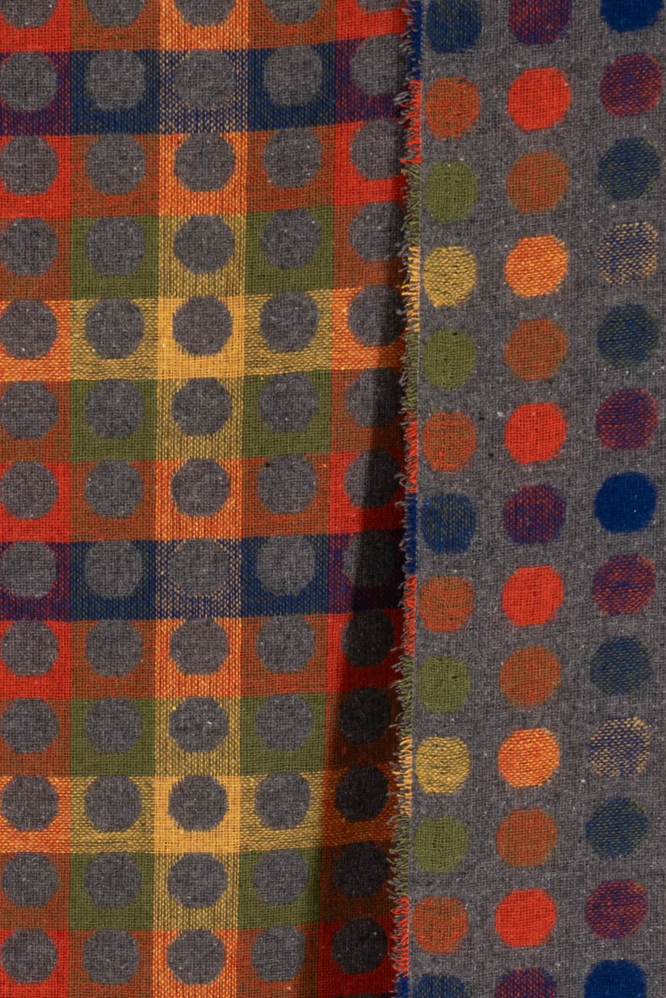 Rainbow Jacquard Checkers Woven
