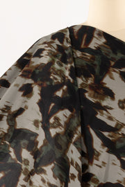 Rain Forest Italian Viscose Crepe Woven