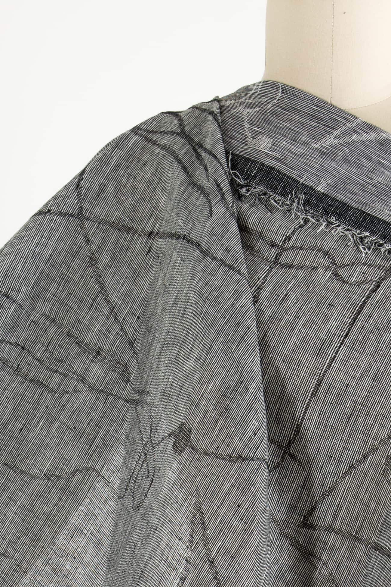 Random Pathways Linen Jacquard Woven - Marcy Tilton Fabrics