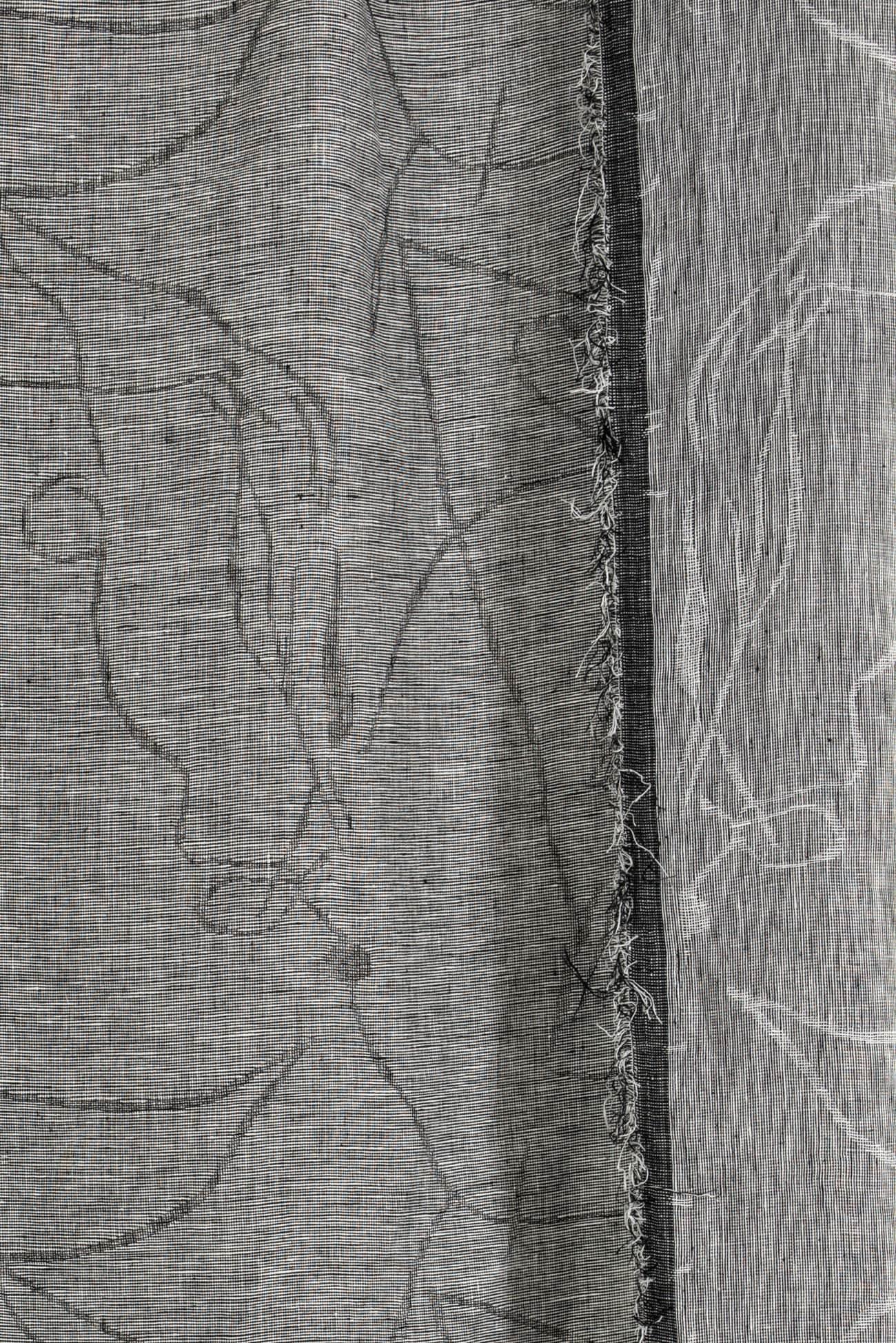 Random Pathways Linen Jacquard Woven - Marcy Tilton Fabrics