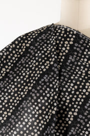 Raven And Fog Dots Cotton Woven