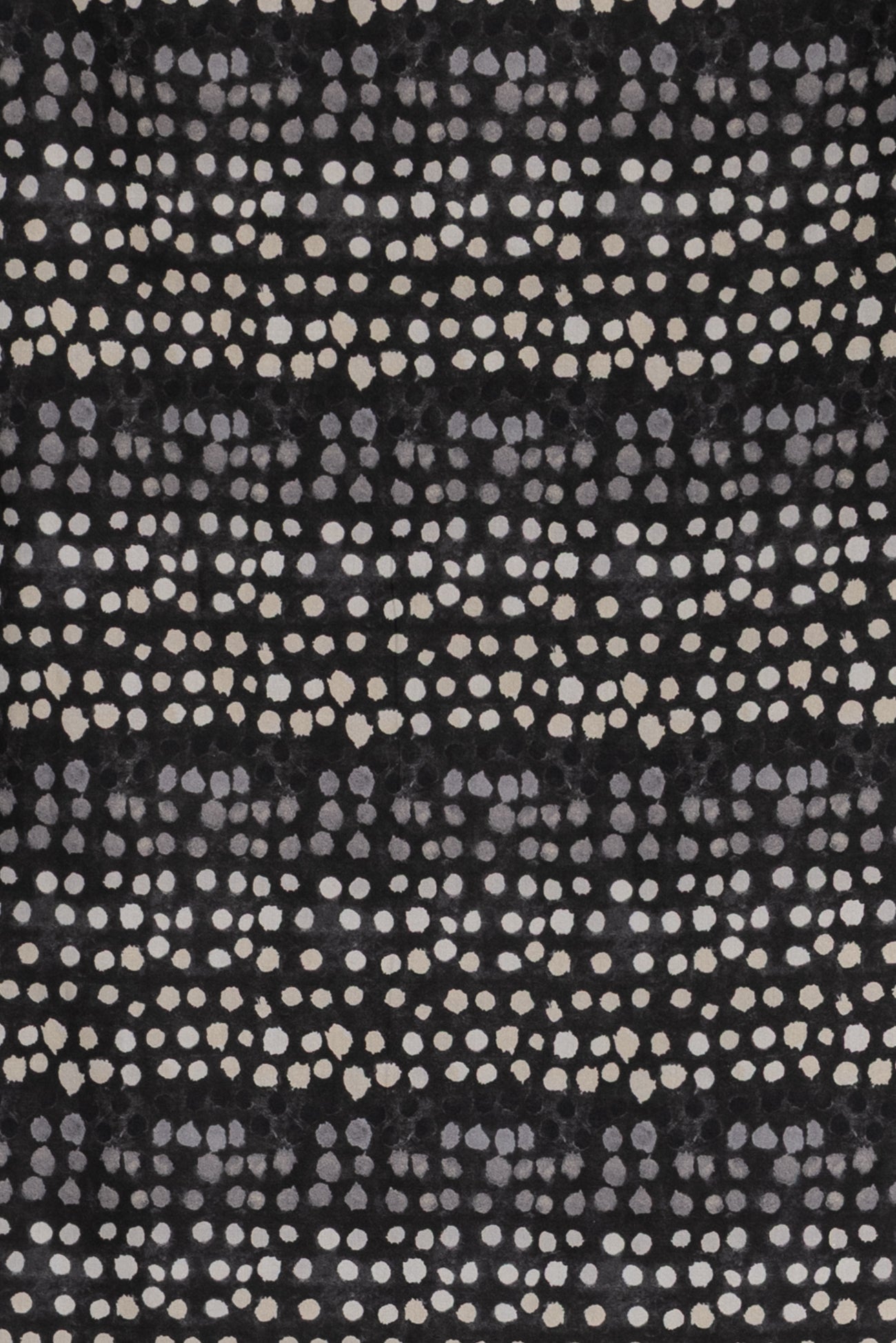 Raven And Fog Dots Cotton Woven