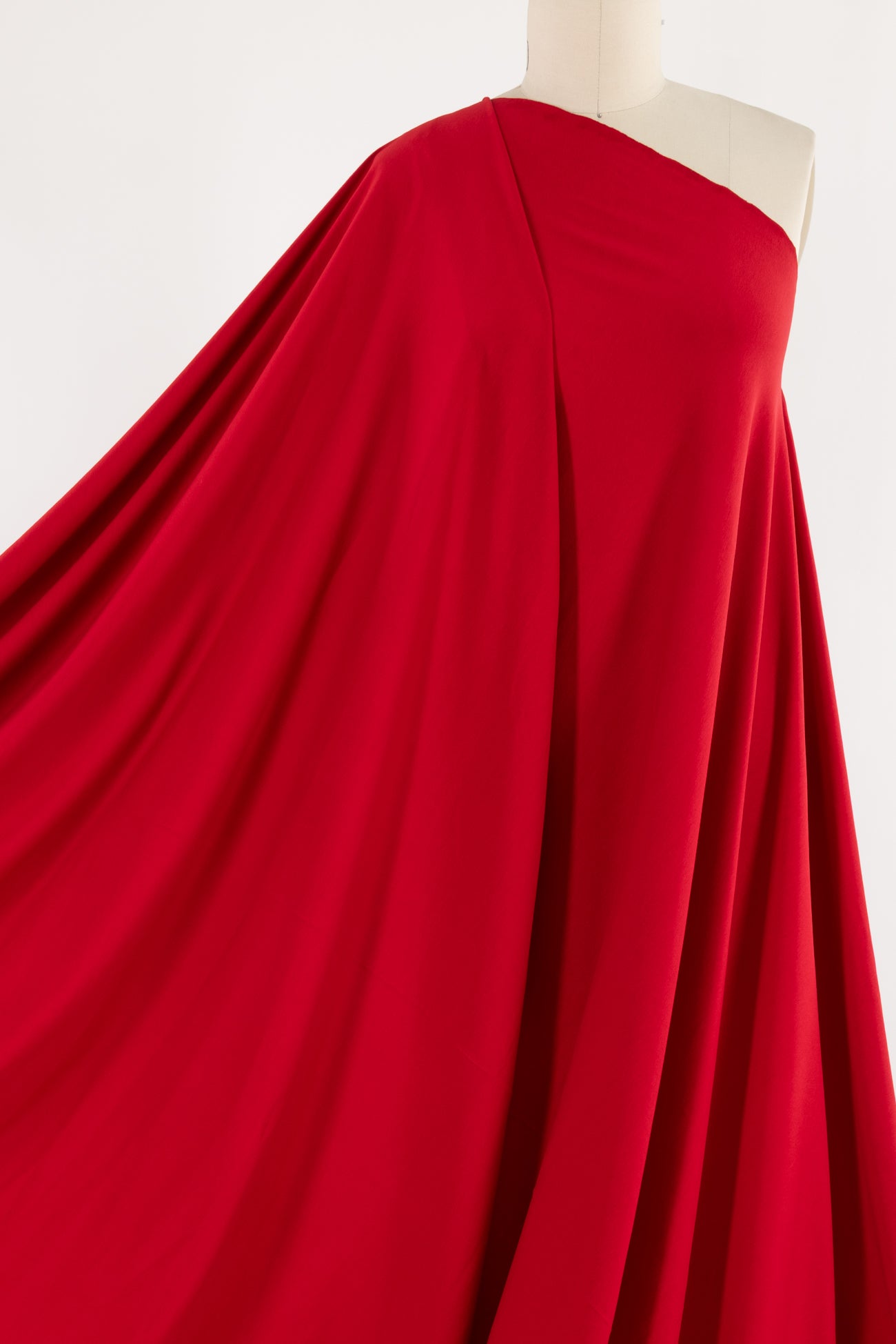 Red Convertible Danish Cotton/Spandex Knit