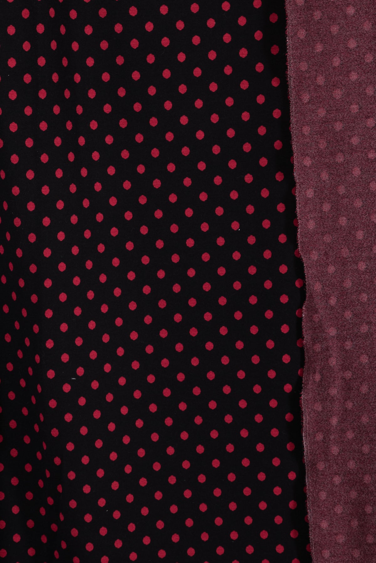 Red Hot Dots Double Knit