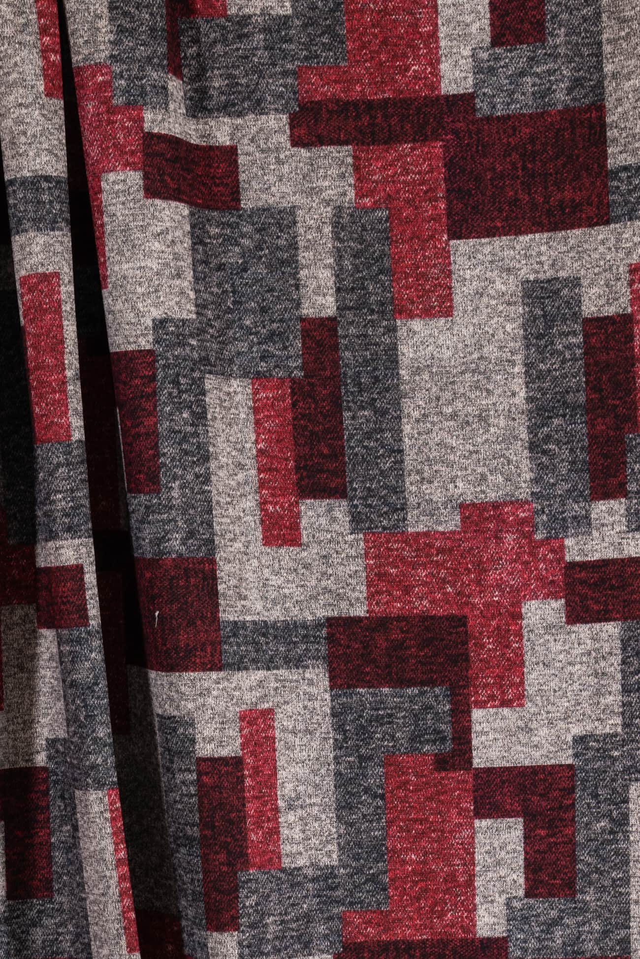 Red Queen Cotton Blend Fleece Knit