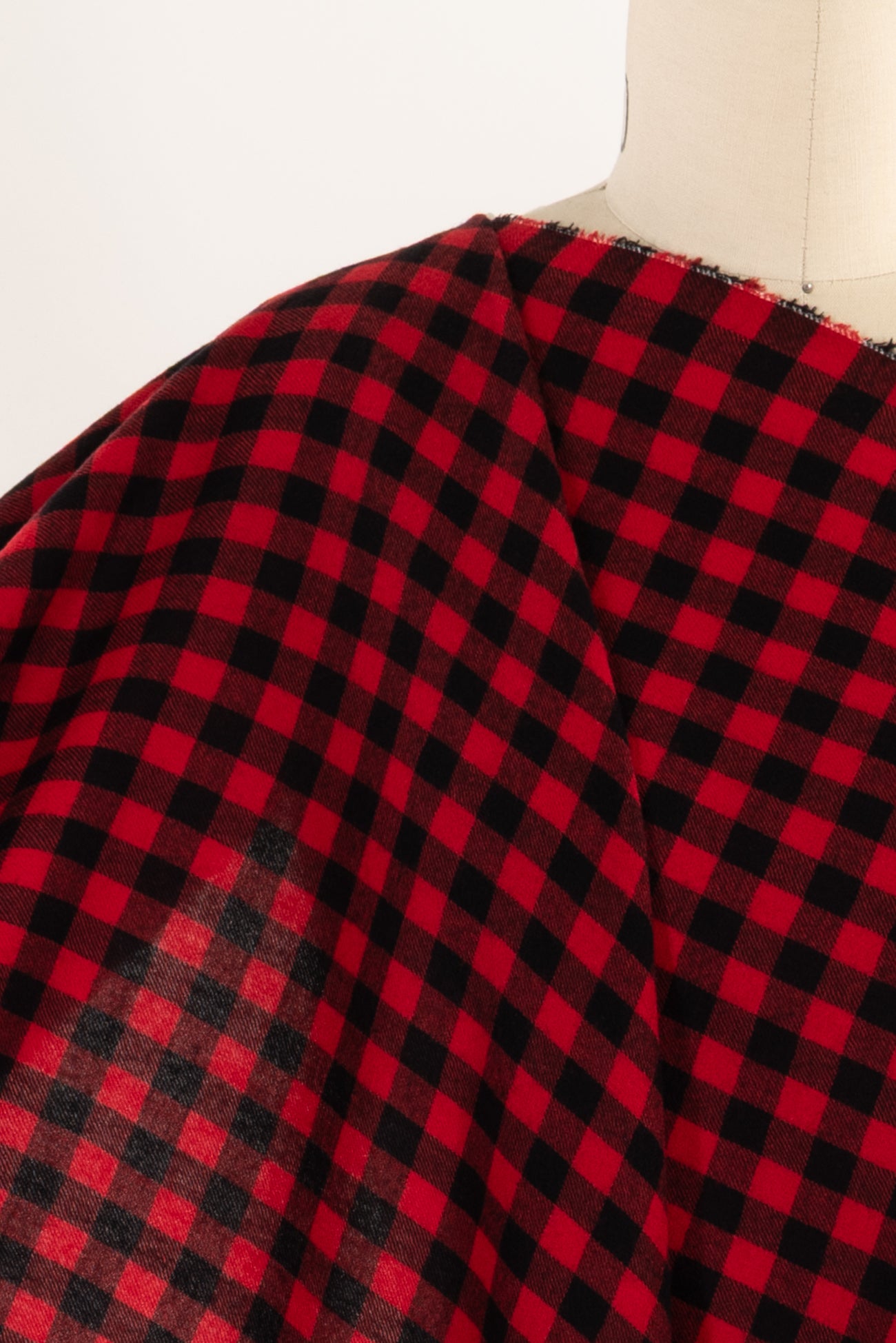 Red Rover Italian Wool Buffalo Check Woven