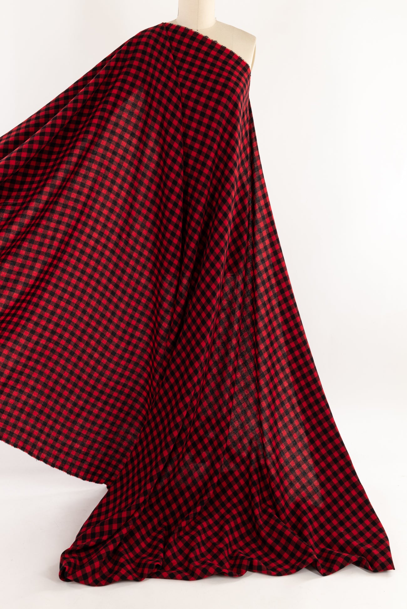 Red Rover Italian Wool Buffalo Check Woven