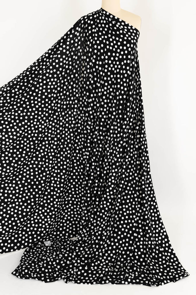 Rivoli Dots Viscose Knit - Marcy Tilton Fabrics