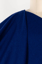 Royal Blue Boucle Wool Blend Knit