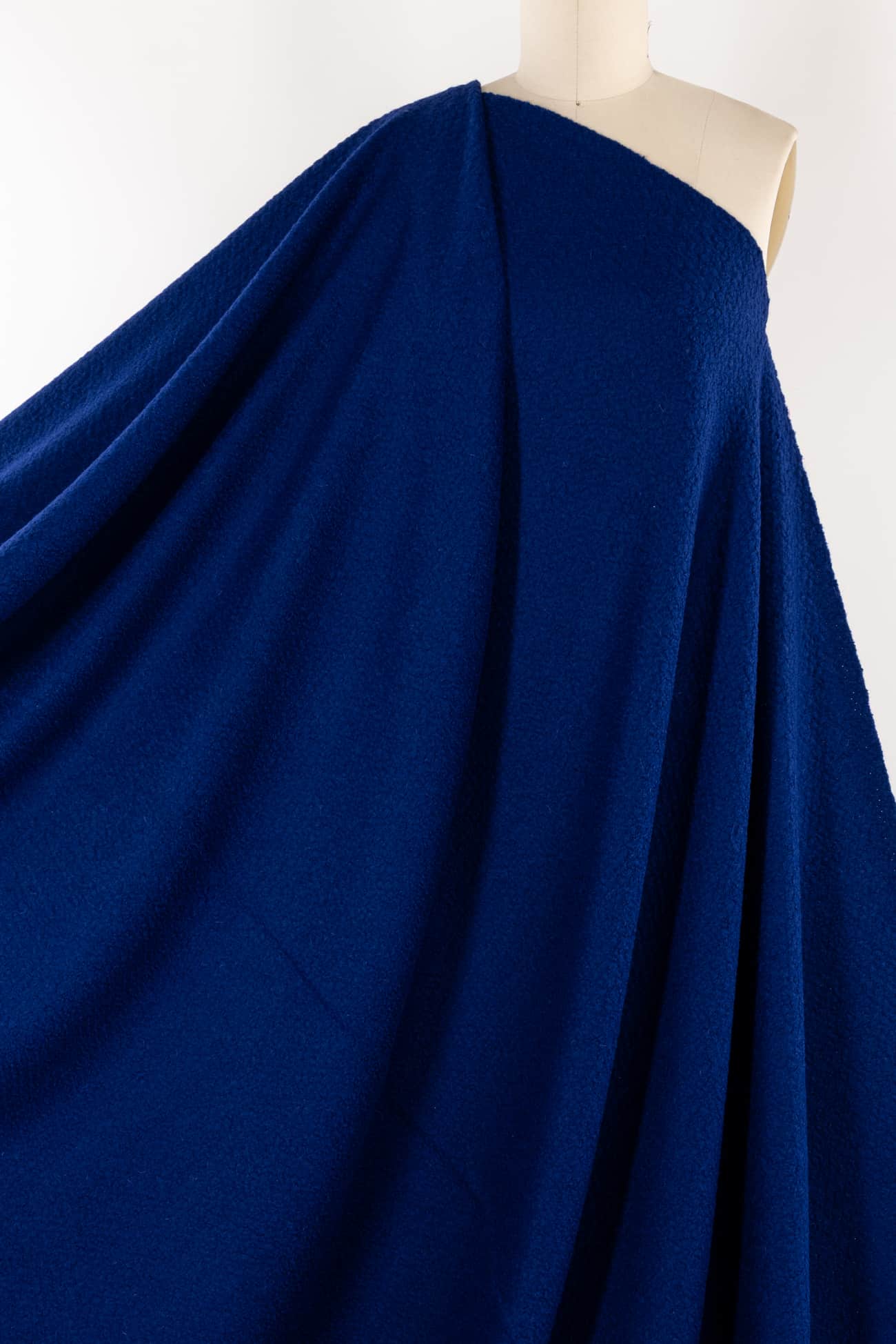 Royal Blue Boucle Wool Blend Knit