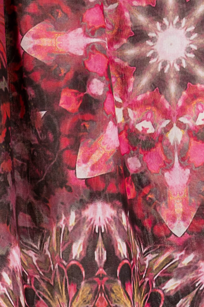 Ruby Bursts Italian Cotton Woven - Marcy Tilton Fabrics