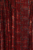 Rust Grid Burnout Velvet Woven - Marcy Tilton Fabrics